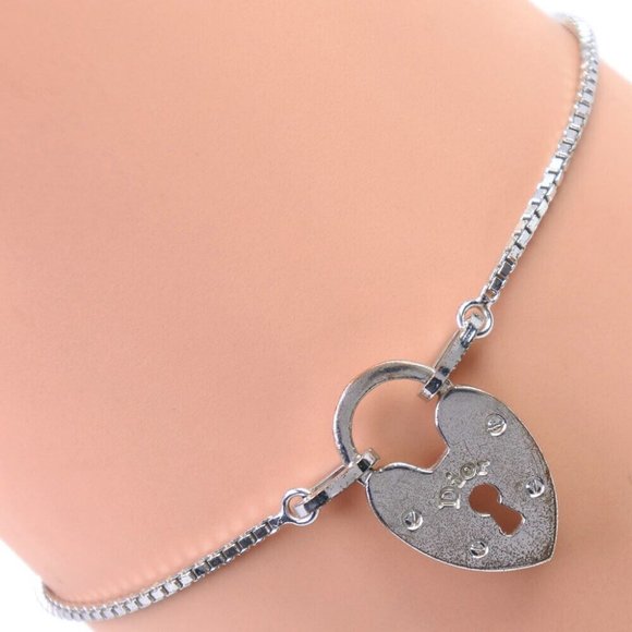 Dior Heart key Ble Rubbed T Silver Women - Picture 1 of 5